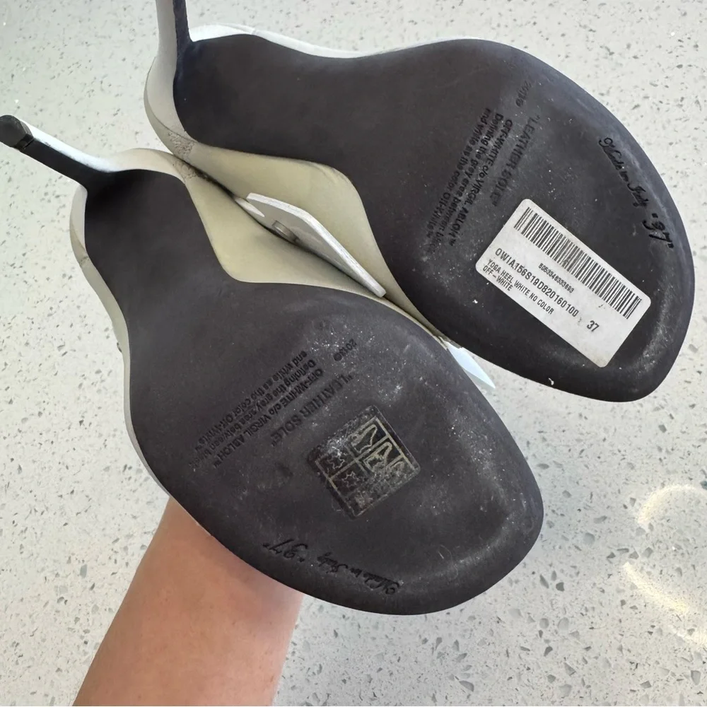 Off-White Women's White Heels - Picture 11 of 16